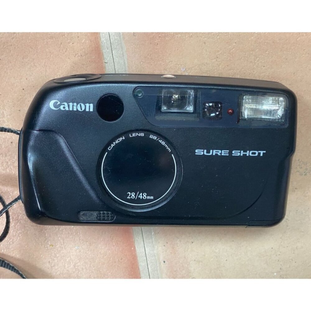 Canon Sure Shot Prima Twin 28/48mm Point & Shoot Film Camera
